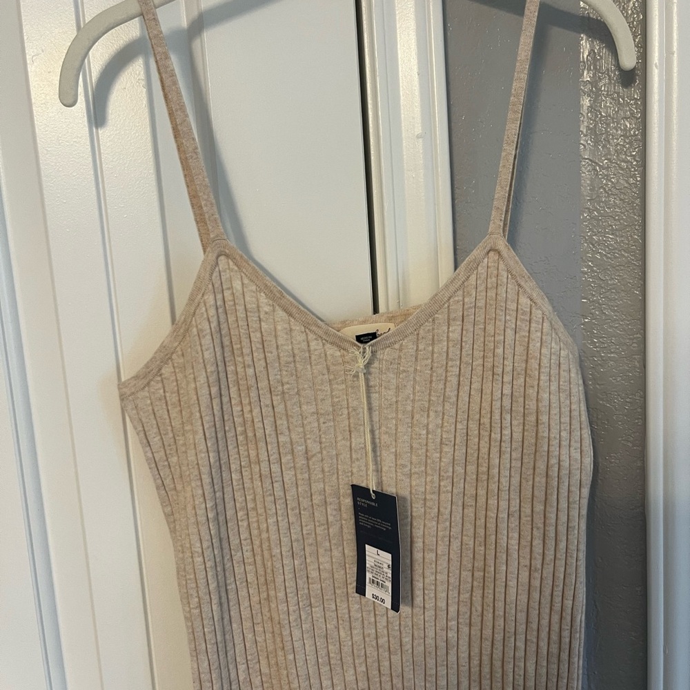 Universal Thread Ribbed Knit Spaghetti Strap Midi… - image 5